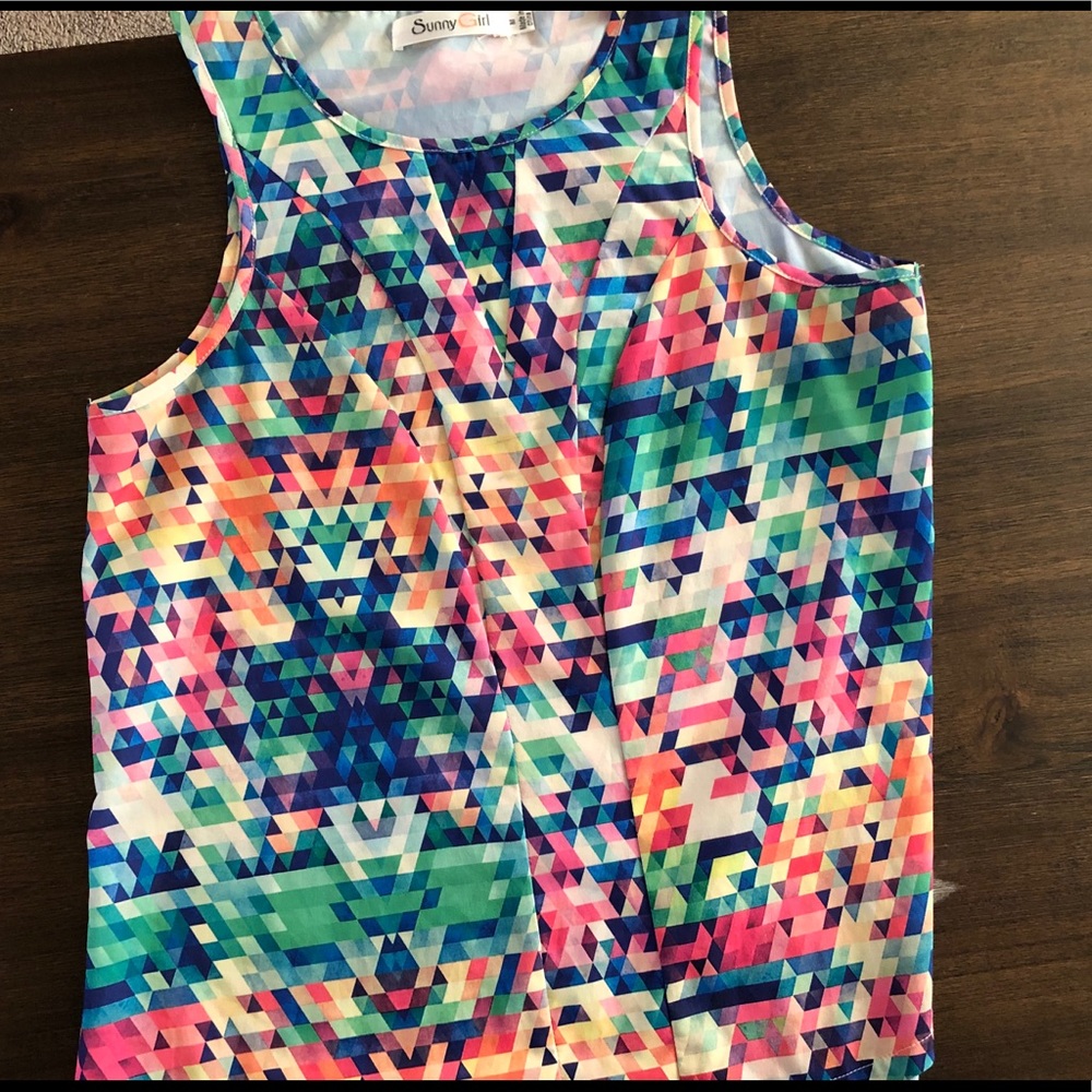 Geometric blouse